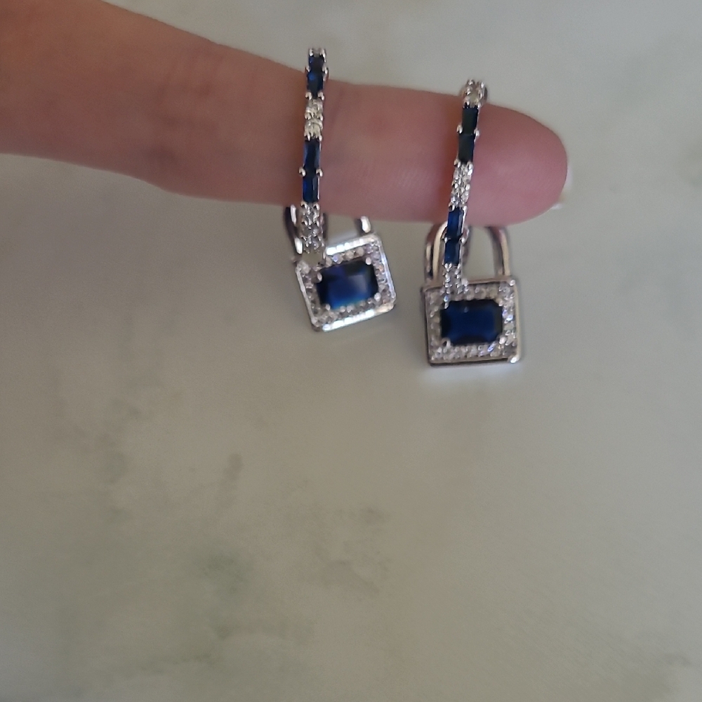 Bomb Party Sapphire Earrings